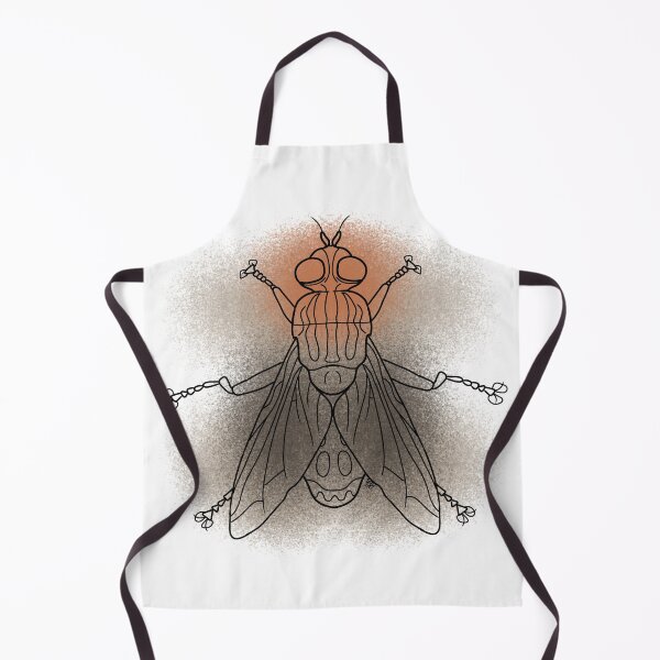 Item preview, Hexapoda House Fly Line-art (Brown, Beige Orange) designed and sold by Burnt_Pikachu.