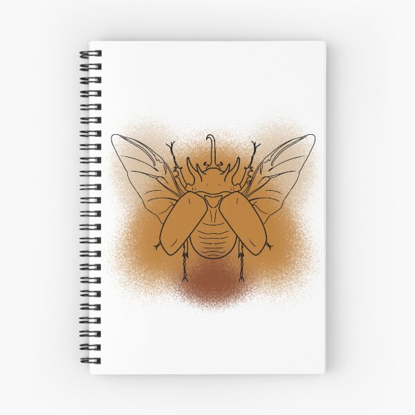 Item preview, Five-horn Rhinoceros Beetle Line-art (Brown) designed and sold by Burnt_Pikachu.