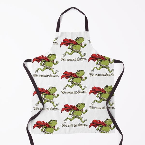 Item preview, We Run At Dawn Cute Knight Frog Runner Adventure Design designed and sold by Machomanshop.
