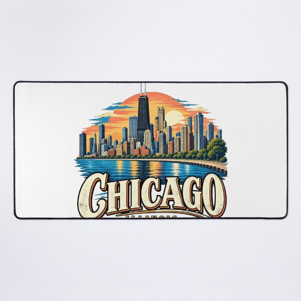 Item preview, Vintage Chicago Illinois Travel Souvenir Landmark Gift designed and sold by MichaeIRellov.