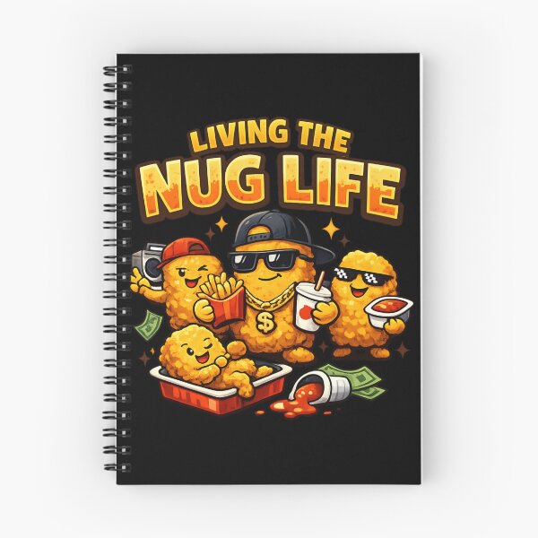 Item preview, Living the Nug Life – Funny Chicken Nugget Foodie designed and sold by SidTastic .
