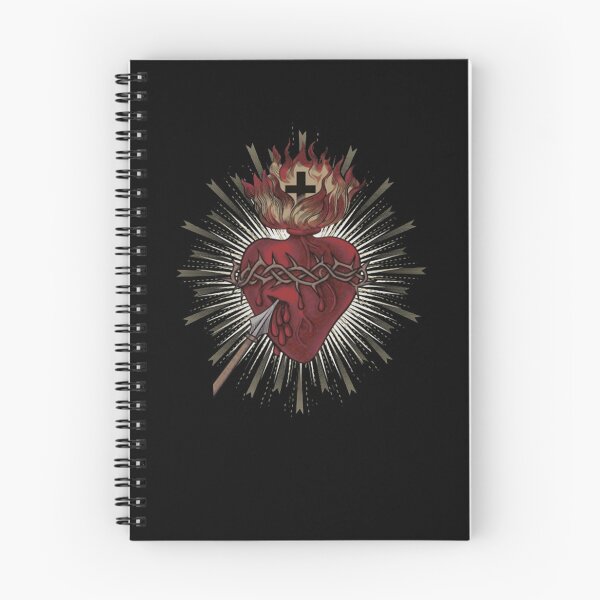 Item preview, Sacred Heart With Flaming Cross And Sharp Spear Art designed and sold by RolfThomas.