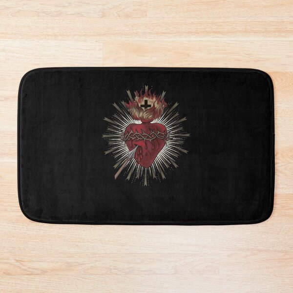 Item preview, Sacred Heart With Flaming Cross And Sharp Spear Art designed and sold by RolfThomas.
