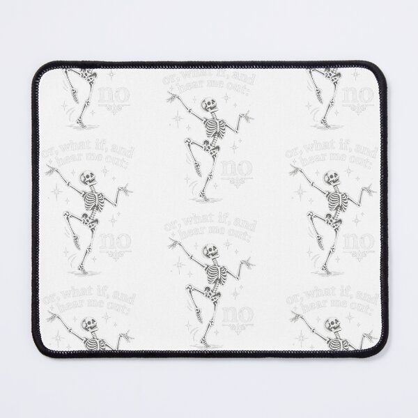 Item preview, Dancing Skeleton Hear Me Out No Sarcastic Introvert Meme Design designed and sold by Machomanshop.