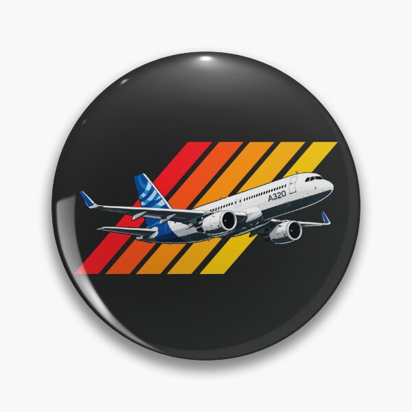 Item preview, A320 Aviation Retro Jetliner | Classic Commercial Airplane Graphic designed and sold by VoglR.