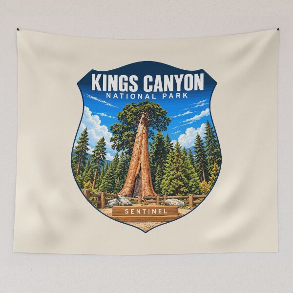 Item preview, Kings Canyon National Park Sticker designed and sold by Gideon Emmerich.