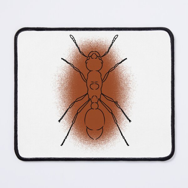 Item preview, Common Red Ant Line-art (Brown/Red) designed and sold by Burnt_Pikachu.