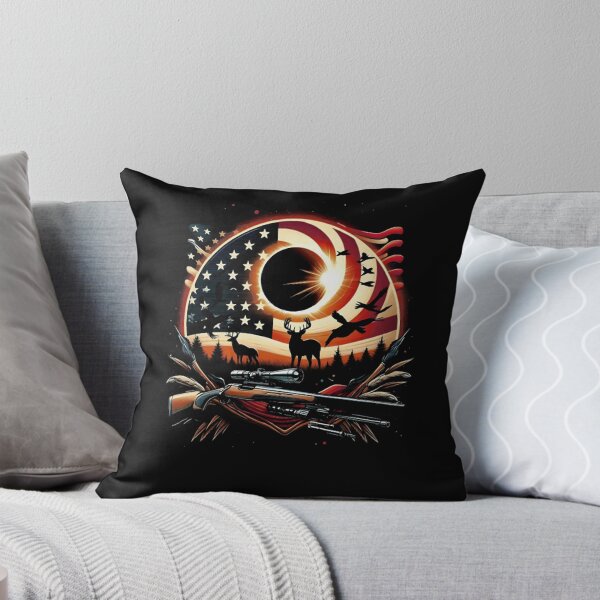 Item preview, Patriotic American Flag Hunting Deer Outdoor Sports Graphic designed and sold by RolfThomas.