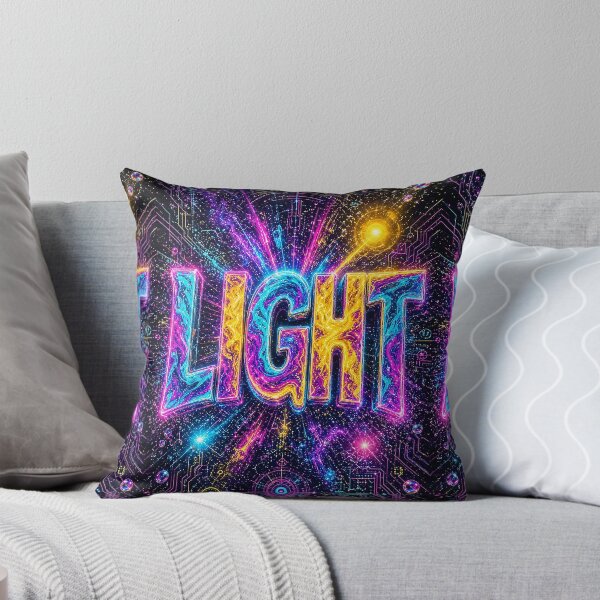 Item preview, Light – Funky Neon Glow Psychedelic Light Burst Design designed and sold by The Crazy Monkey Design Studio.