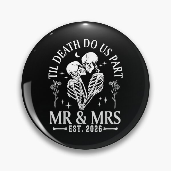 Item preview, Til Death Do Us Part Mr & Mrs Gothic Couples Valentine 2026  designed and sold by Suzu Comena.
