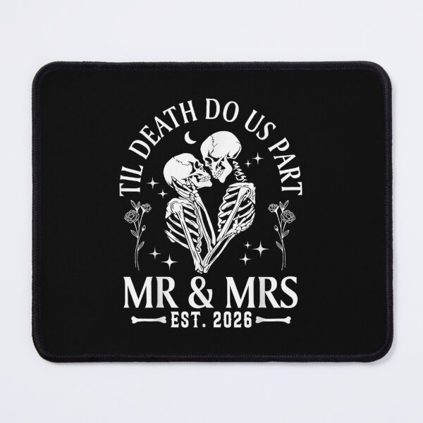 Item preview, Til Death Do Us Part Mr & Mrs Gothic Couples Valentine 2026  designed and sold by Suzu Comena.