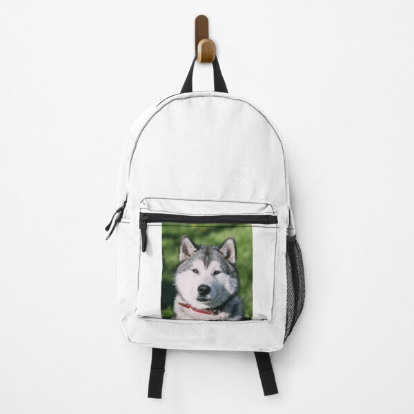 Item preview, Fluffy Siberian Husky Brown Eyes Portrait designed and sold by VanGaldo.