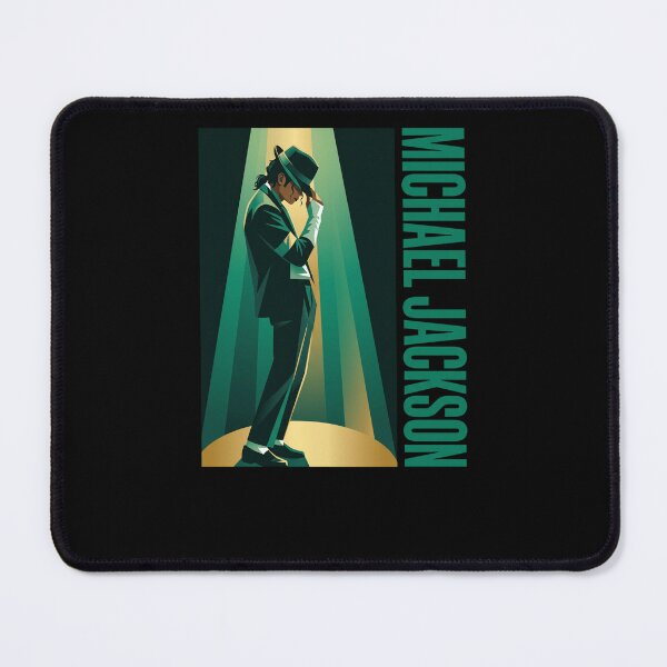 Item preview, Michael Jackson Green Geometric Stage Lights Spotlight Pose King of Pop designed and sold by QliumoPery.