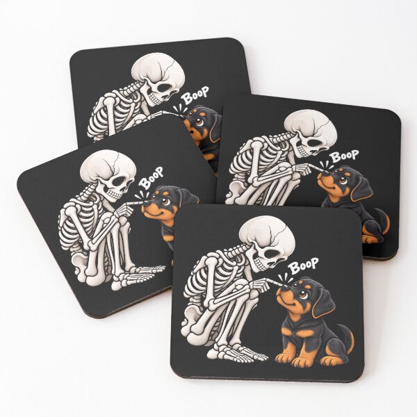 Item preview, Funny Skeleton Rottweiler Dog Boop Halloween Design Mom Dad designed and sold by rafaeltto.