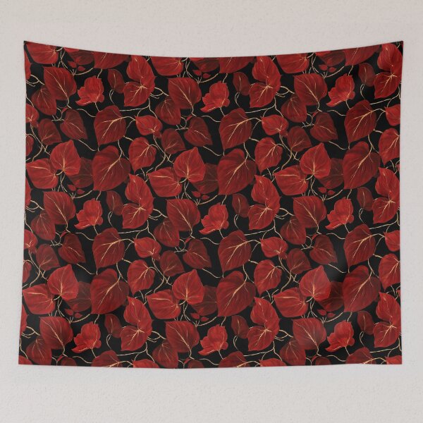 Item preview, Graceful Pothos Print  - Birth Flower Pattern - Wedding Anniversary Gifts designed and sold by RoyalStarsPatts.