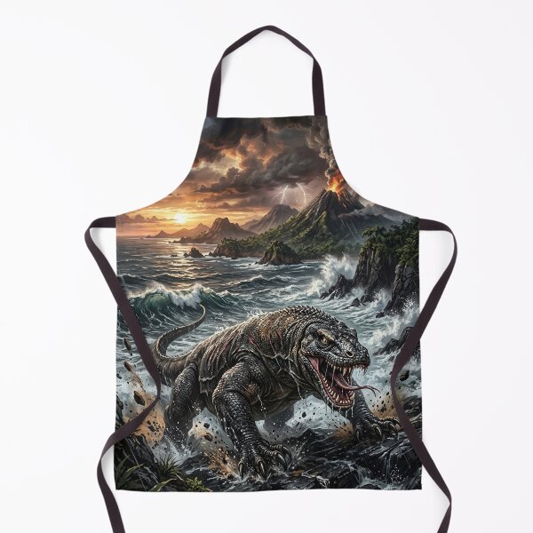 Item preview, Komodo Dragon - Dramatic Wildlife Portrait designed and sold by Lucid Dream Pixel.