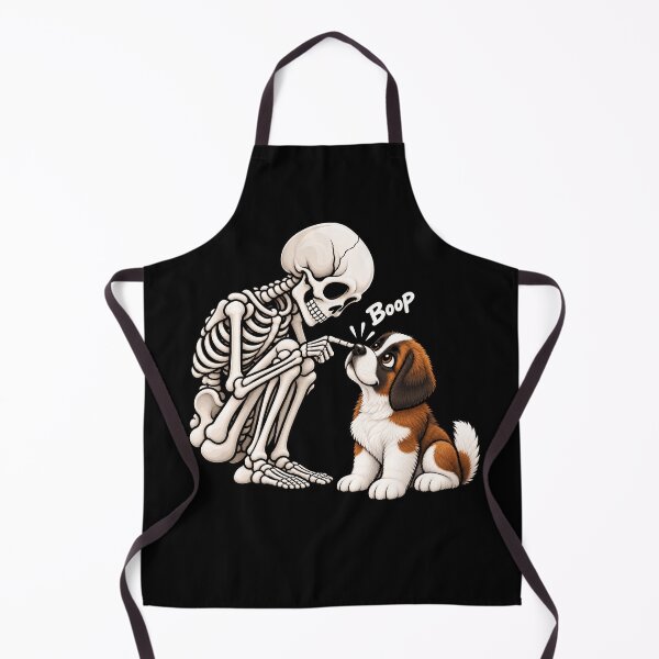 Item preview, Funny Skeleton Saint Bernard Dog Boop Halloween Design Mom Dad designed and sold by rafaeltto.