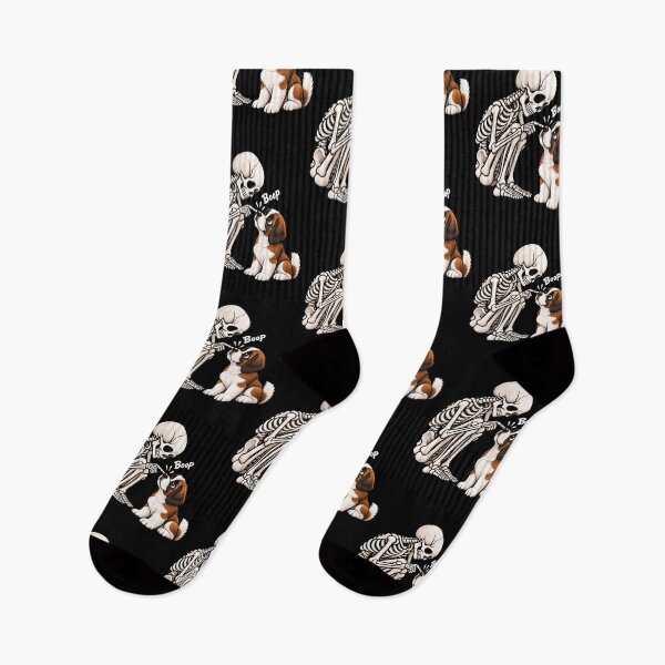 Item preview, Funny Skeleton Saint Bernard Dog Boop Halloween Design Mom Dad designed and sold by rafaeltto.