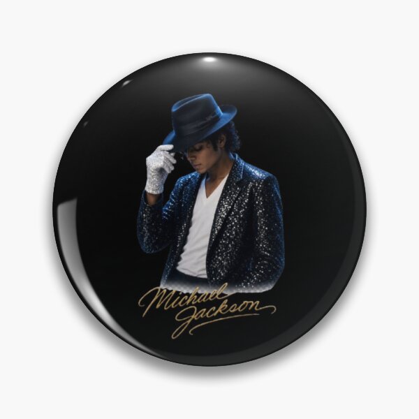 Item preview, Michael Jackson Realistic Sequin Jacket Hat White Glove Portrait Gold Signature designed and sold by QliumoPery.