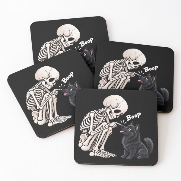 Item preview, Funny Skeleton Schipperke Dog Boop Halloween Design Mom Dad designed and sold by rafaeltto.