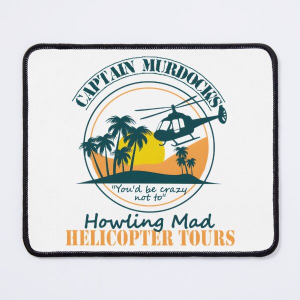 Item preview, Murdock's Helicopter Tours Scenic Aerial Adventure Design designed and sold by Milk_Mocha.