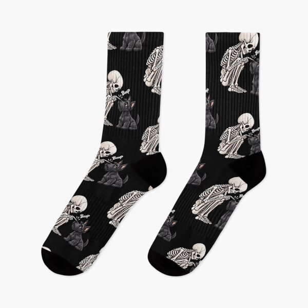 Item preview, Funny Skeleton Scottish Terrier Dog Boop Halloween Design Mom Dad designed and sold by rafaeltto.
