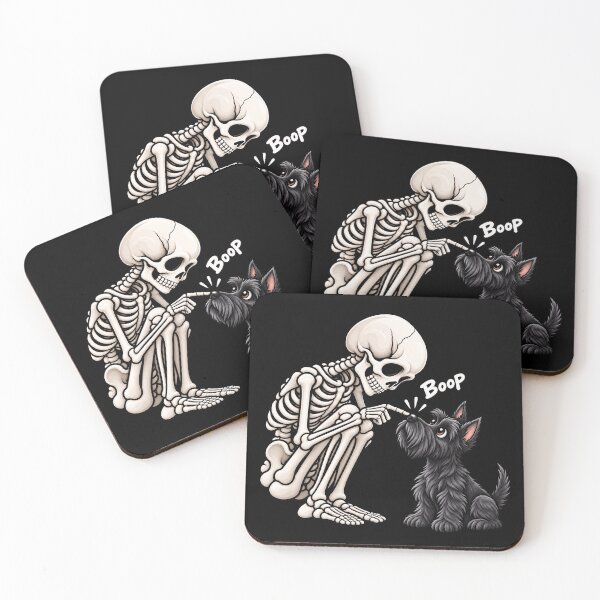 Item preview, Funny Skeleton Scottish Terrier Dog Boop Halloween Design Mom Dad designed and sold by rafaeltto.