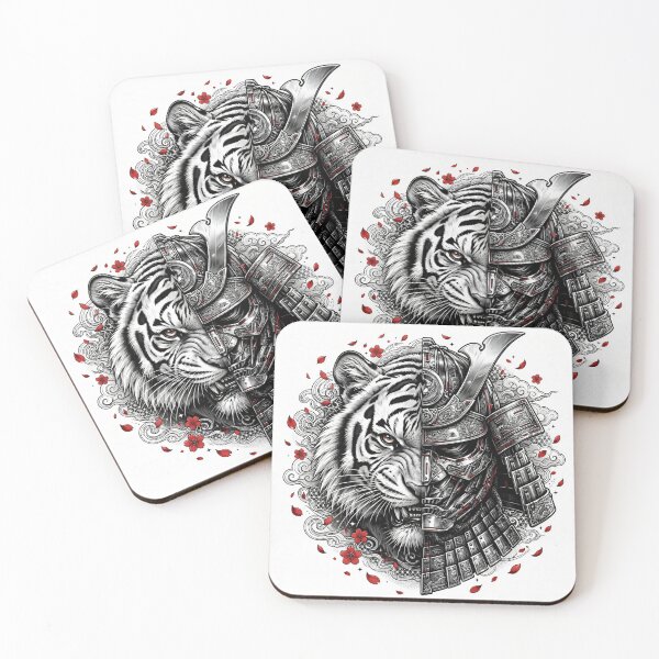 Item preview, Samurai Tiger Warrior - Japanese Bushido Ronin Art designed and sold by zwnexura.