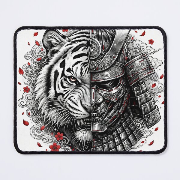 Item preview, Samurai Tiger Warrior - Japanese Bushido Ronin Art designed and sold by zwnexura.