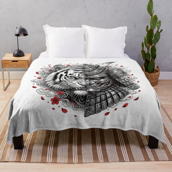 Item preview, Samurai Tiger Warrior - Japanese Bushido Ronin Art designed and sold by zwnexura.