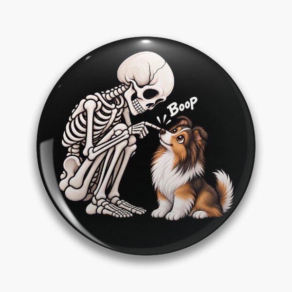 Item preview, Funny Skeleton Shetland Sheepdog Boop Halloween Design Mom Dad designed and sold by rafaeltto.