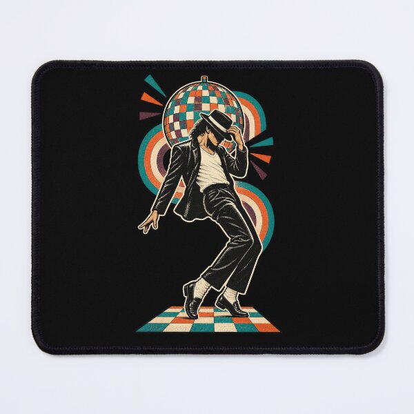 Item preview, Michael Jackson Retro Disco Ball Dance Checkered Floor Vintage 70s 80s Style designed and sold by QliumoPery.
