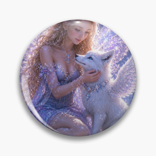 Item preview, The Frostfairy's Winged Companion designed and sold by Suadela Branding.