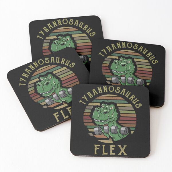 Item preview, Tyrannosaurus Flex Funny Workout Gym Dinosaur Art designed and sold by RolfThomas.