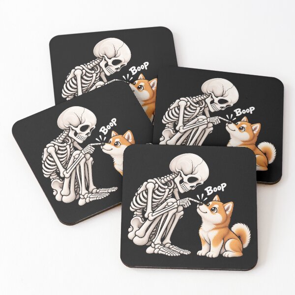 Item preview, Funny Skeleton Shiba Inu Dog Boop Halloween Design Mom Dad designed and sold by rafaeltto.
