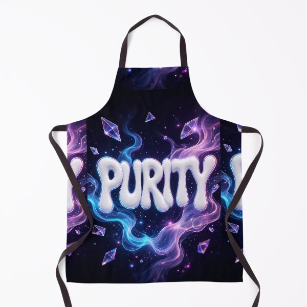 Item preview, PURITY Neon Crystal Aesthetic Funky Minimalist Design designed and sold by The Crazy Monkey Design Studio.