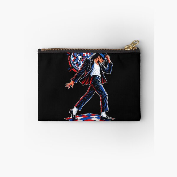 Item preview, Michael Jackson Red White Blue Disco Ball Dance Pose Patriotic Pop Star designed and sold by QliumoPery.