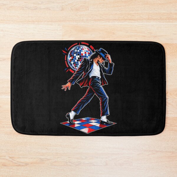 Item preview, Michael Jackson Red White Blue Disco Ball Dance Pose Patriotic Pop Star designed and sold by QliumoPery.