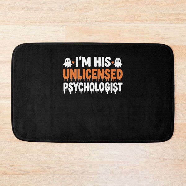 Item preview, I'm His Unlicensed Psychologist Ghost Halloween Humor designed and sold by cerima.