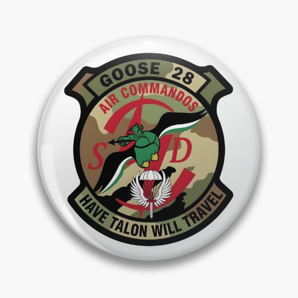 Item preview, USAF Goose 28 Air Commandos Have Talon Will Travel Patch designed and sold by CharlieDesings.
