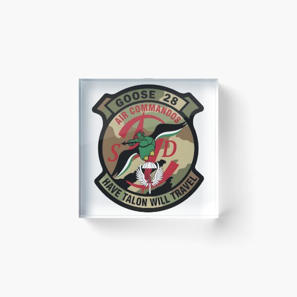 Item preview, USAF Goose 28 Air Commandos Have Talon Will Travel Patch designed and sold by CharlieDesings.