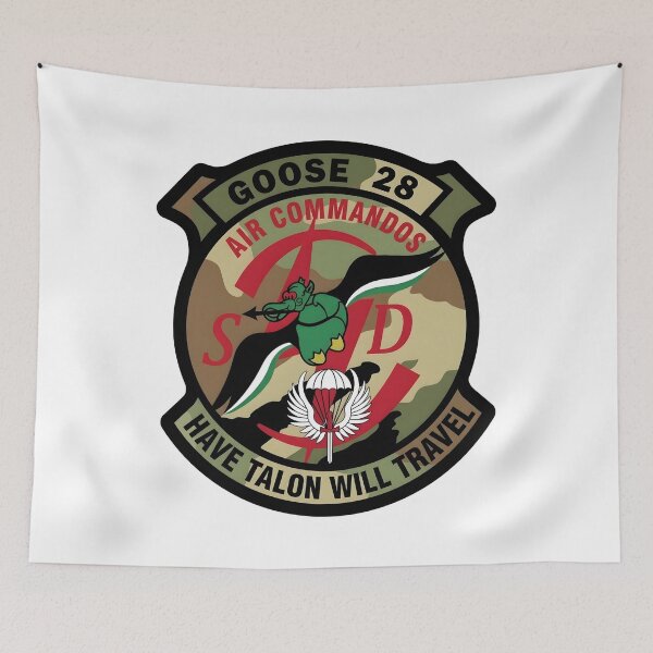 Item preview, USAF Goose 28 Air Commandos Have Talon Will Travel Patch designed and sold by CharlieDesings.