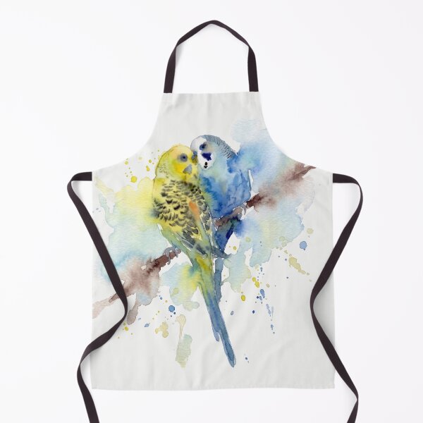 Item preview, Budgie Pair, Yellow and Blue designed and sold by caracatita75.