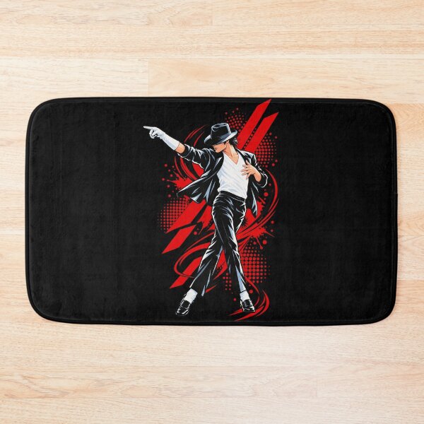 Item preview, Michael Jackson Red Splash Pointing Dance Pose Dynamic Comic Style King of Pop designed and sold by QliumoPery.