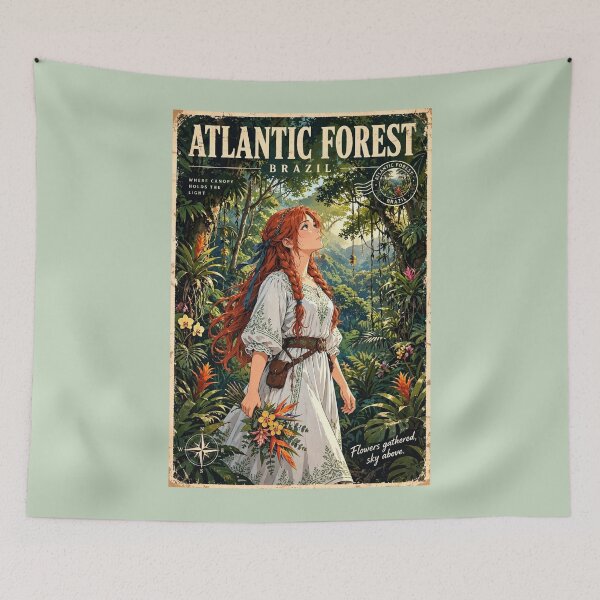 Item preview, Brazil, Atlantic Forest - Hidden Beauty of the Atlantic Forest designed and sold by DibujandoPorfa.