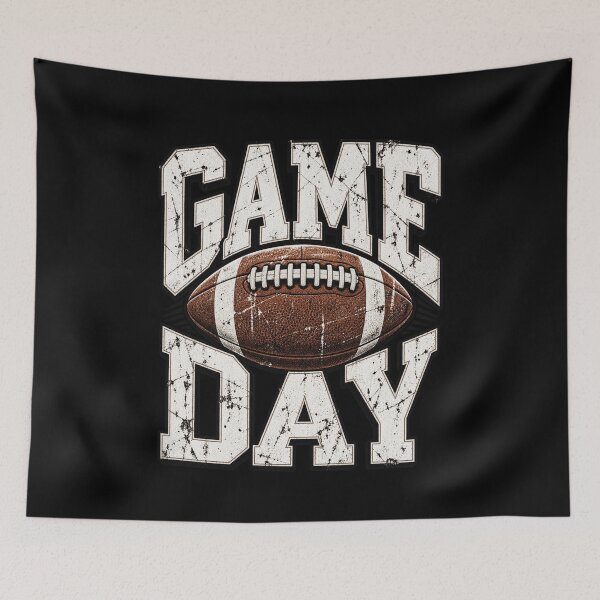 Item preview, Vintage Game Day Football Distressed Varsity Sports Design designed and sold by SEINENGAPPI23.