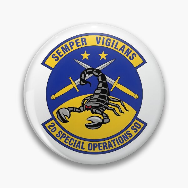 Item preview, USAF 2d Special Operations Squadron Semper Vigilans Patch designed and sold by CharlieDesings.