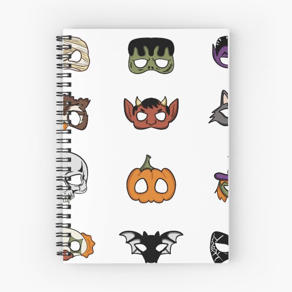 Item preview, Halloween Monster Masks Sticker Pack — Spooky Costume Party Elements designed and sold by LYAN-STORE.