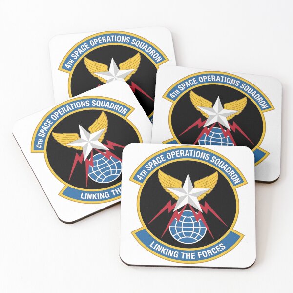 Item preview, US Space Force 4th Space Operations Squadron Linking the Forces Patch designed and sold by CharlieDesings.