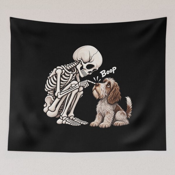 Item preview, Funny Skeleton Spinone Italiano Dog Boop Halloween Design Mom Dad designed and sold by rafaeltto.